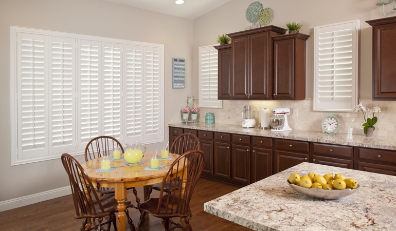 Polywood Shutters in Dover kitchen